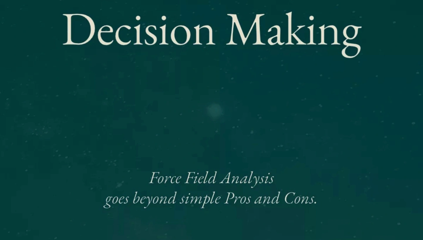 Quick decision techniques coaching session